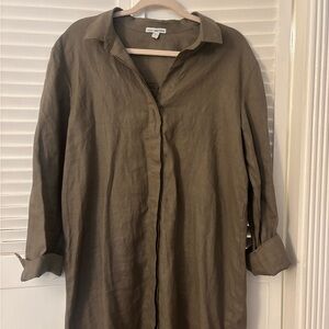 James Perse Olive Green Long Tunic/Dress